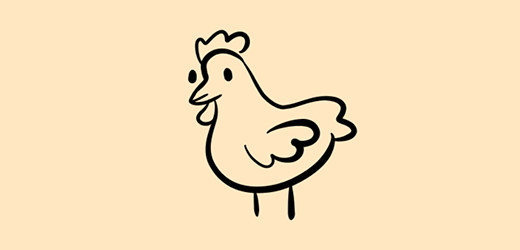 illustration d'une poule issue du site Arboni
